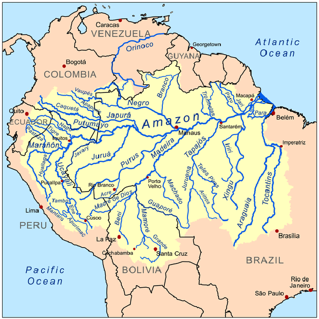 mapa amazonas