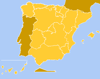 Noticias a través del mapa de Comunidades Autónomas