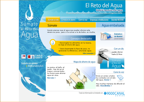 Reto del Agua: Madrid necesita ms agua