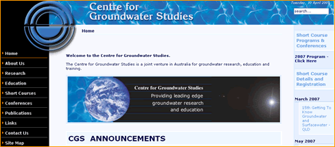 Centre for Groundwater Resources