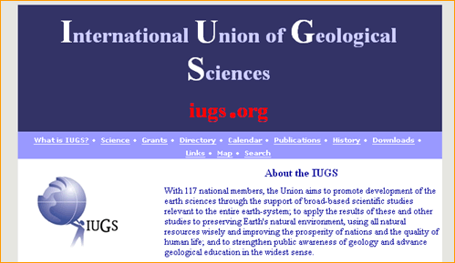 Internation Union of Geological Sciences